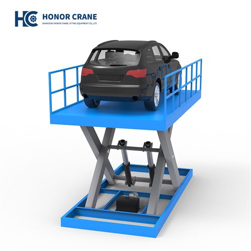 Élévateur vertical à ciseaux pour voiture